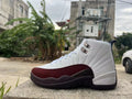 Air Jordan 12 Retro White Maroon