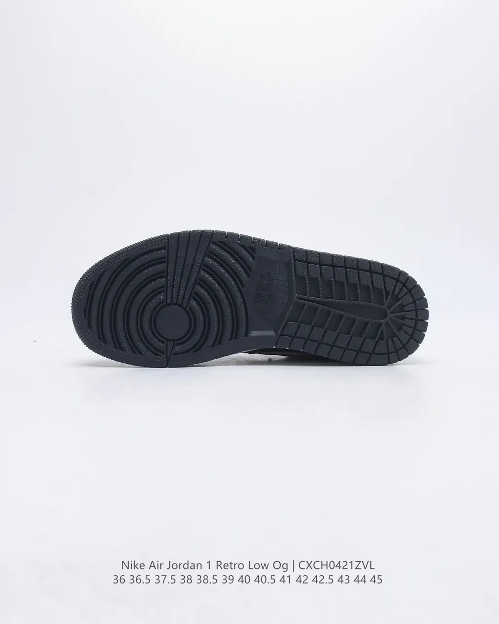 retro Nike Air Jordan 1 Low Black Grey - Hình 4
