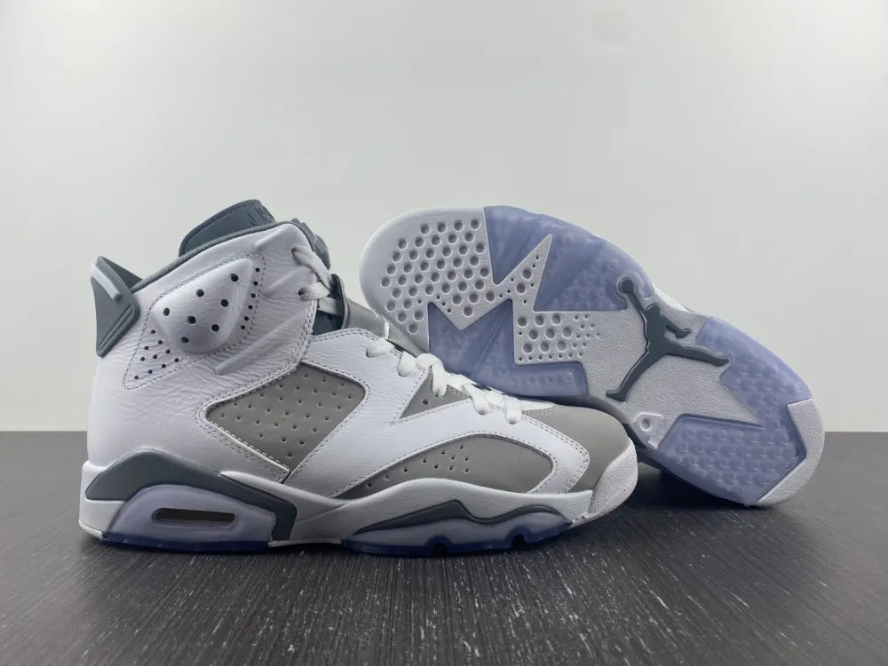 Air Jordan 6 Retro White Grey - Hình 6
