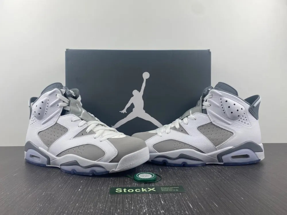 Air Jordan 6 Retro White Grey - Hình 3