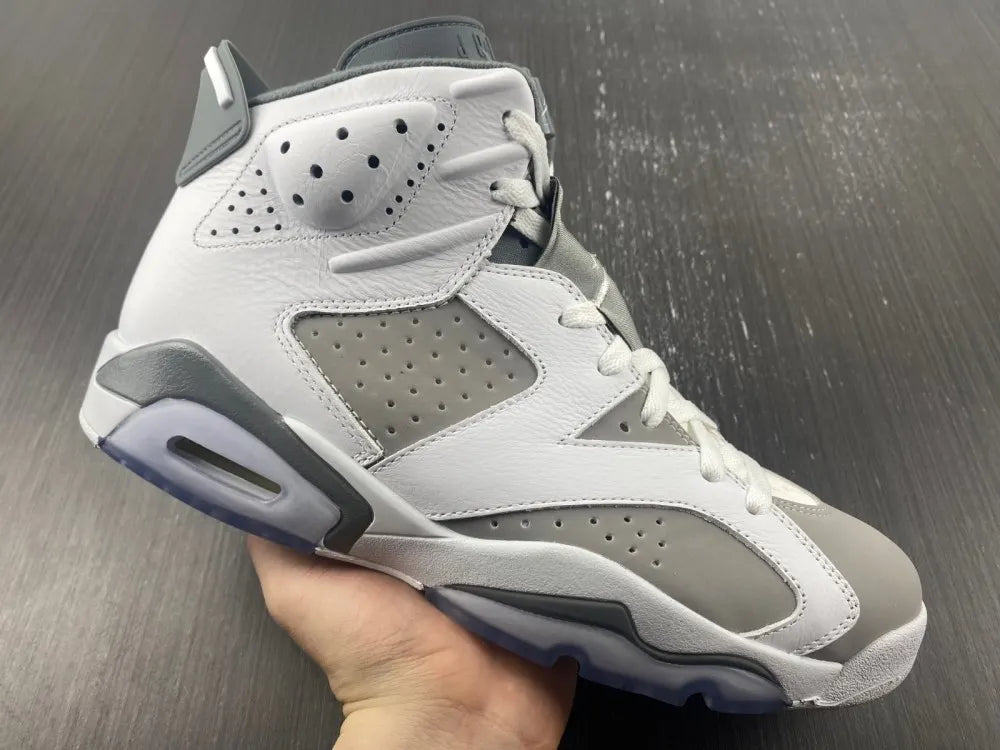 Air Jordan 6 Retro White Grey - Hình 7