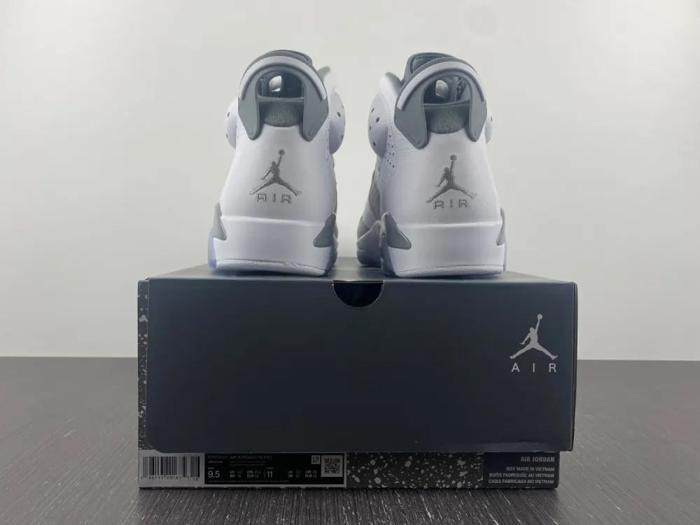 Air Jordan 6 Retro White Grey - Hình 16
