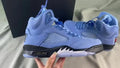powder Air Jordan 5 Retro UNC