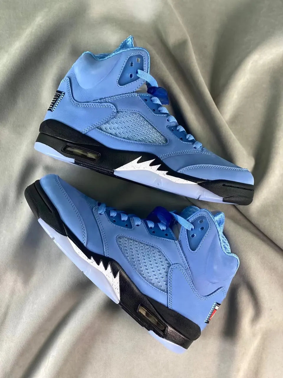powder Air Jordan 5 Retro UNC - Hình 8