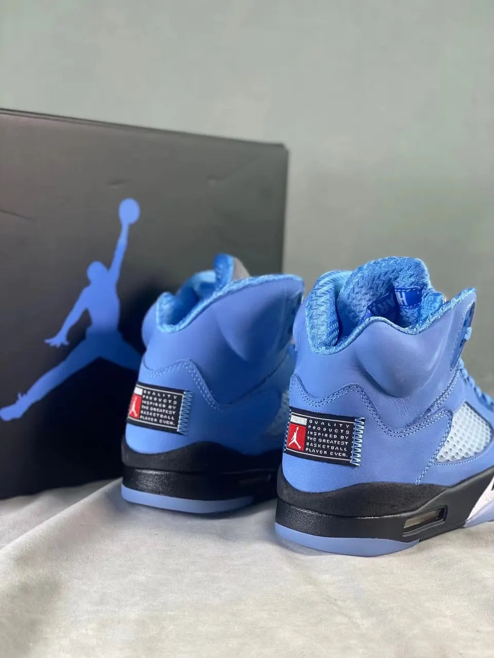 powder Air Jordan 5 Retro UNC - Hình 6