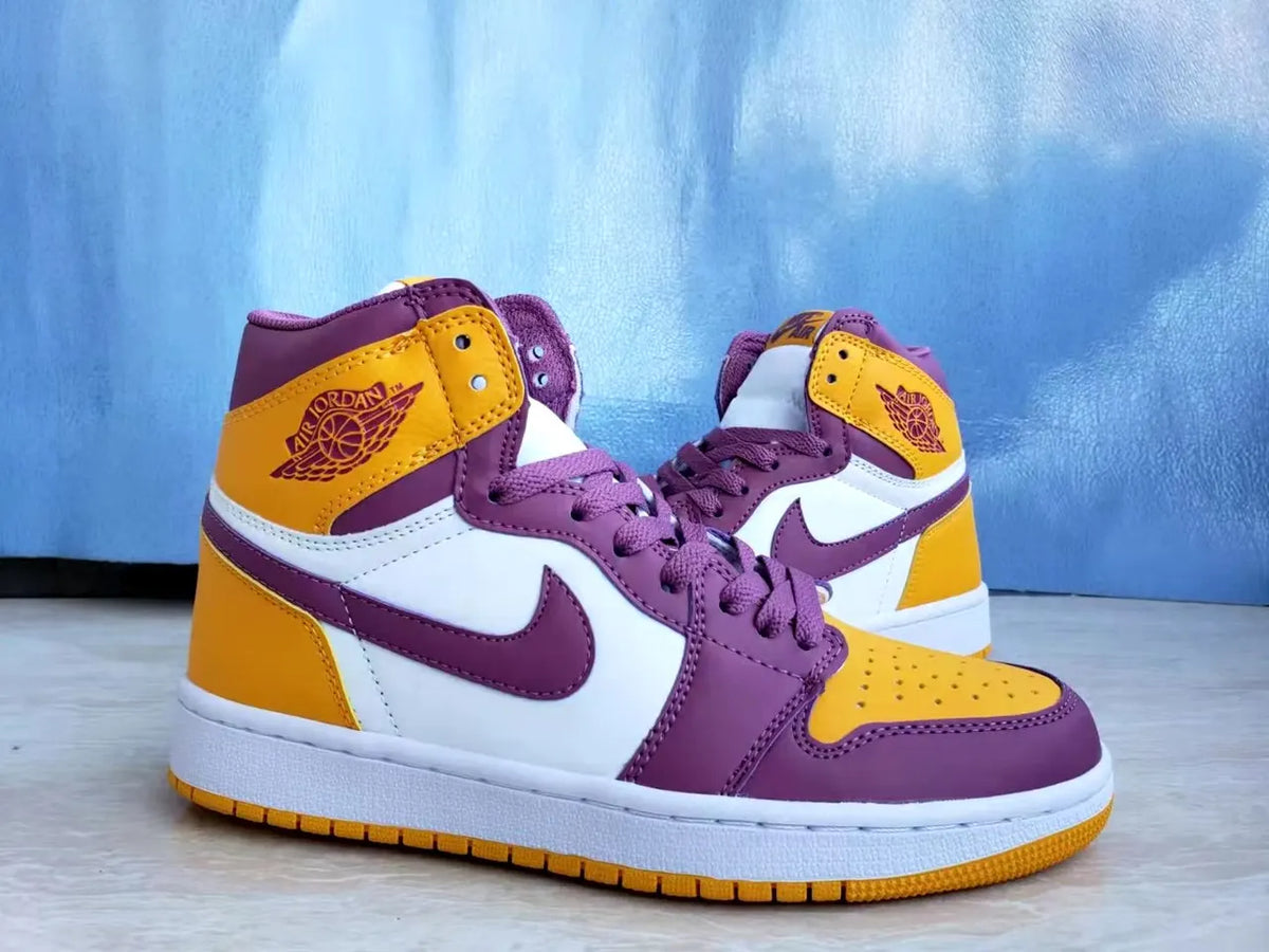 Air Jordan 1 Yellow Purple