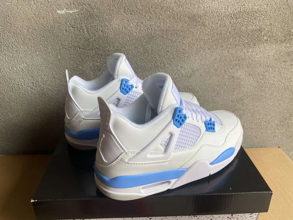 Air Jordan 4 White/Carolina Blue - Hình 7