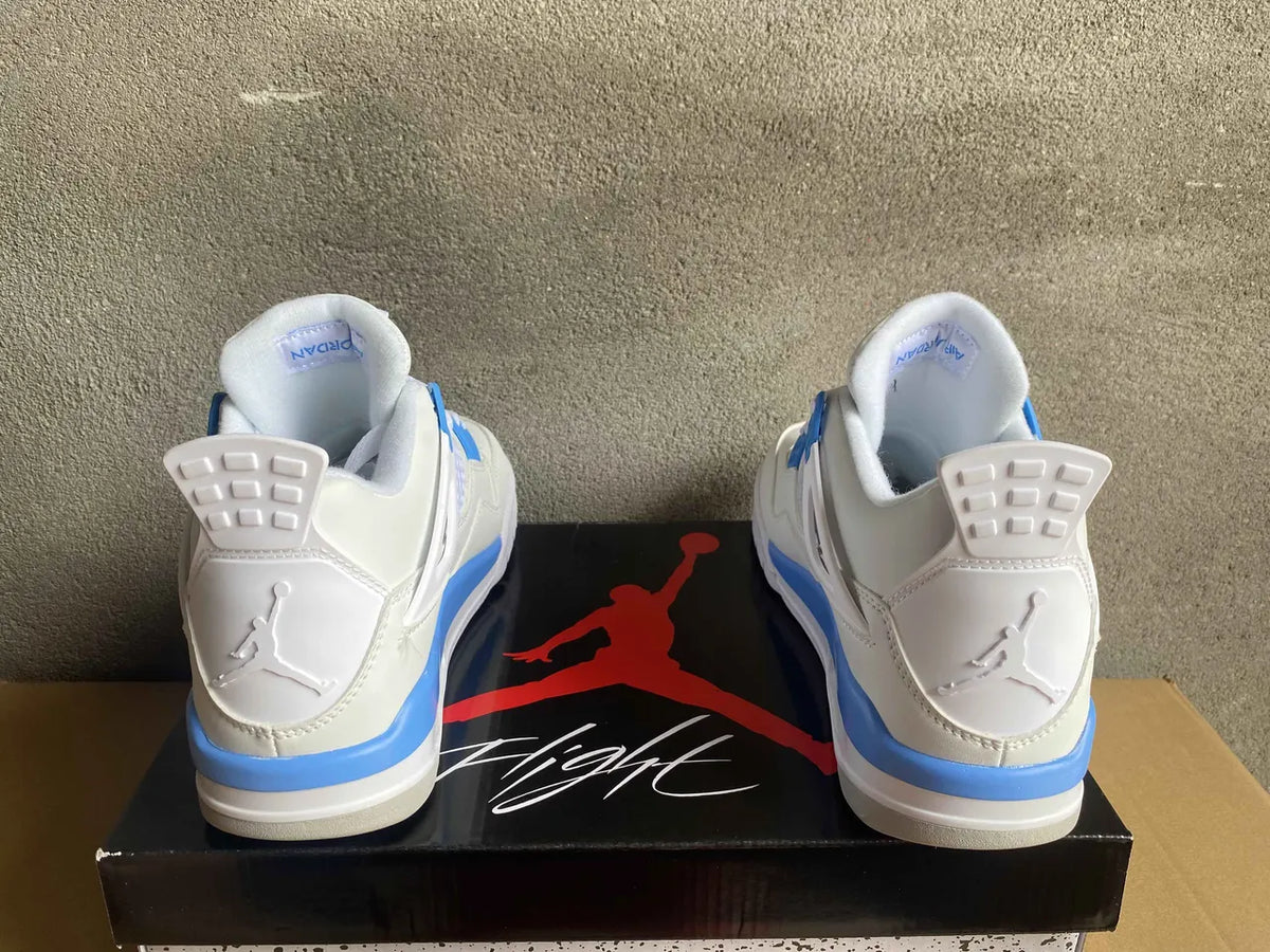 Air Jordan 4 White/Carolina Blue - Hình 5