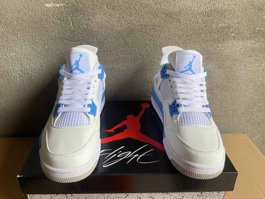 Air Jordan 4 White/Carolina Blue - Hình 6