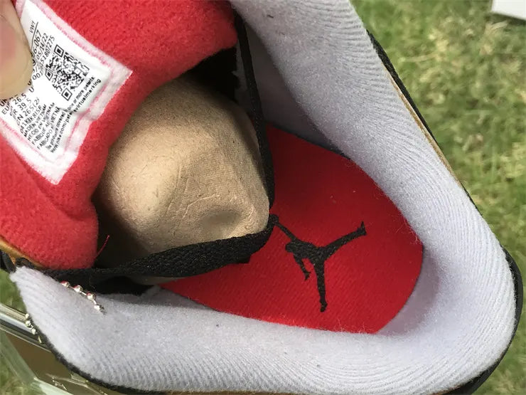retro basketball Air Jordan 3 Black Gold - Hình 16
