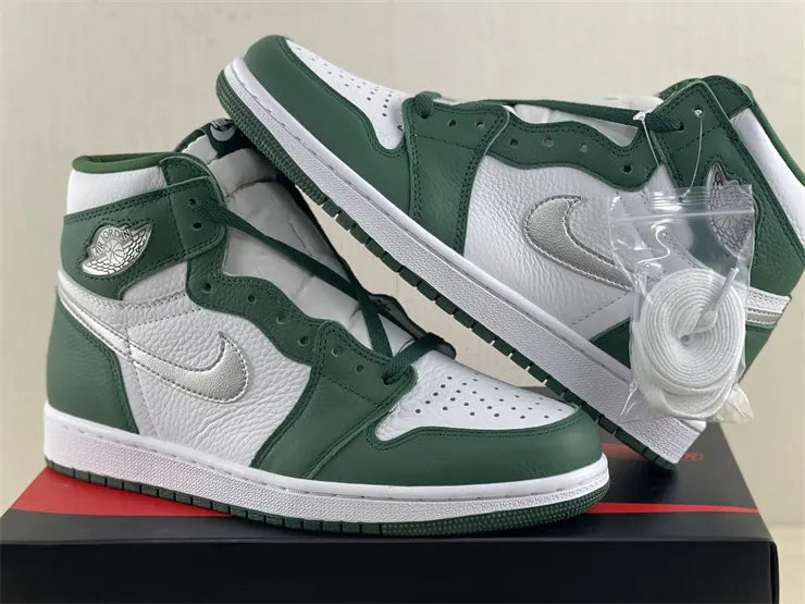 Air Jordan 1 High White Green - Hình 9