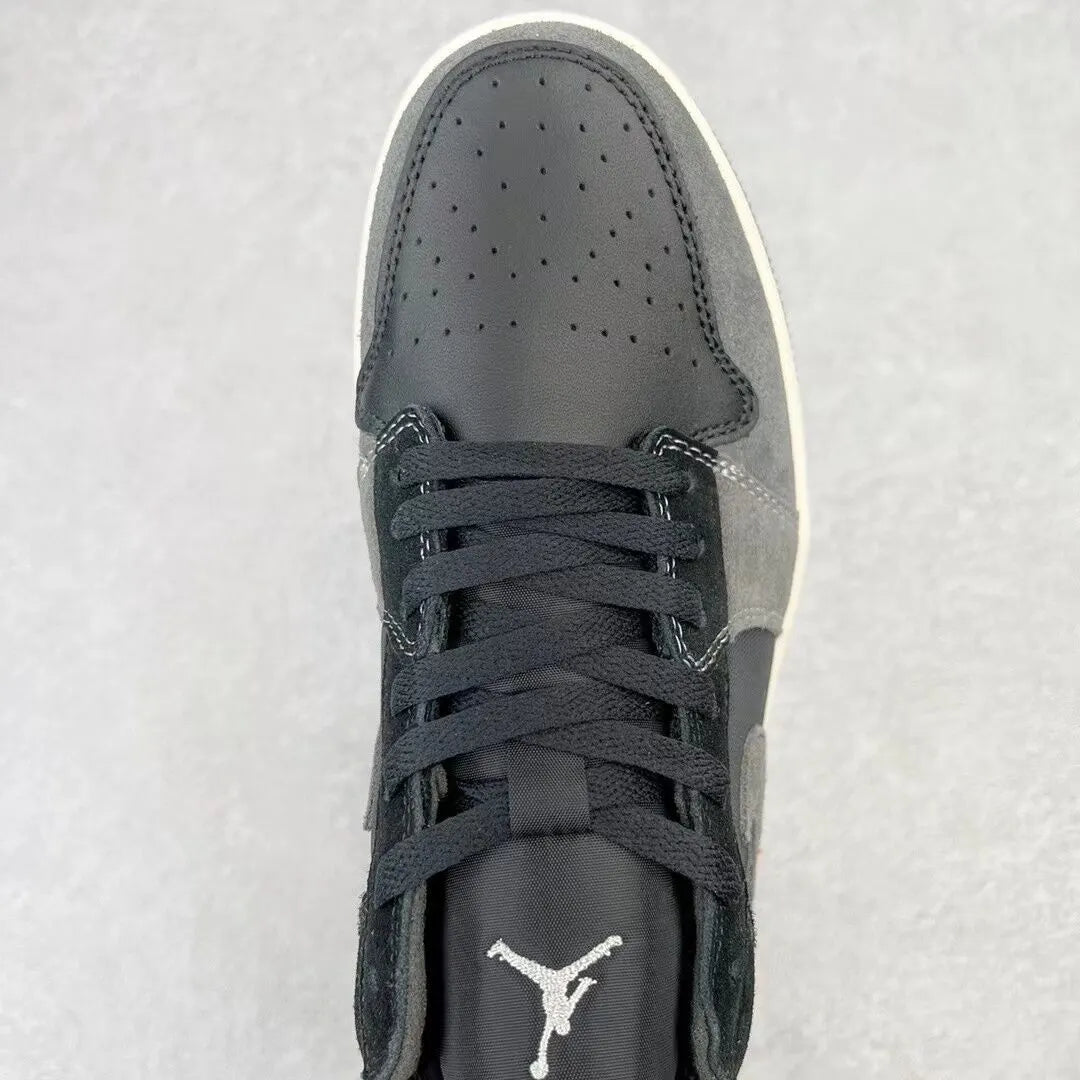 Air Jordan 1 Low Black Grey - Hình 3
