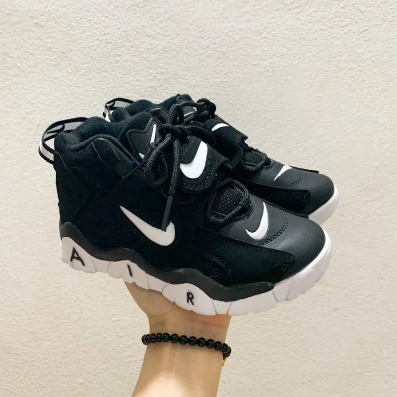 Nike Air Barrage Toddler Black/White/Volt - Hình 7