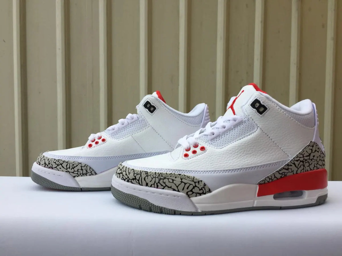 Air Jordan 3 White Red retro