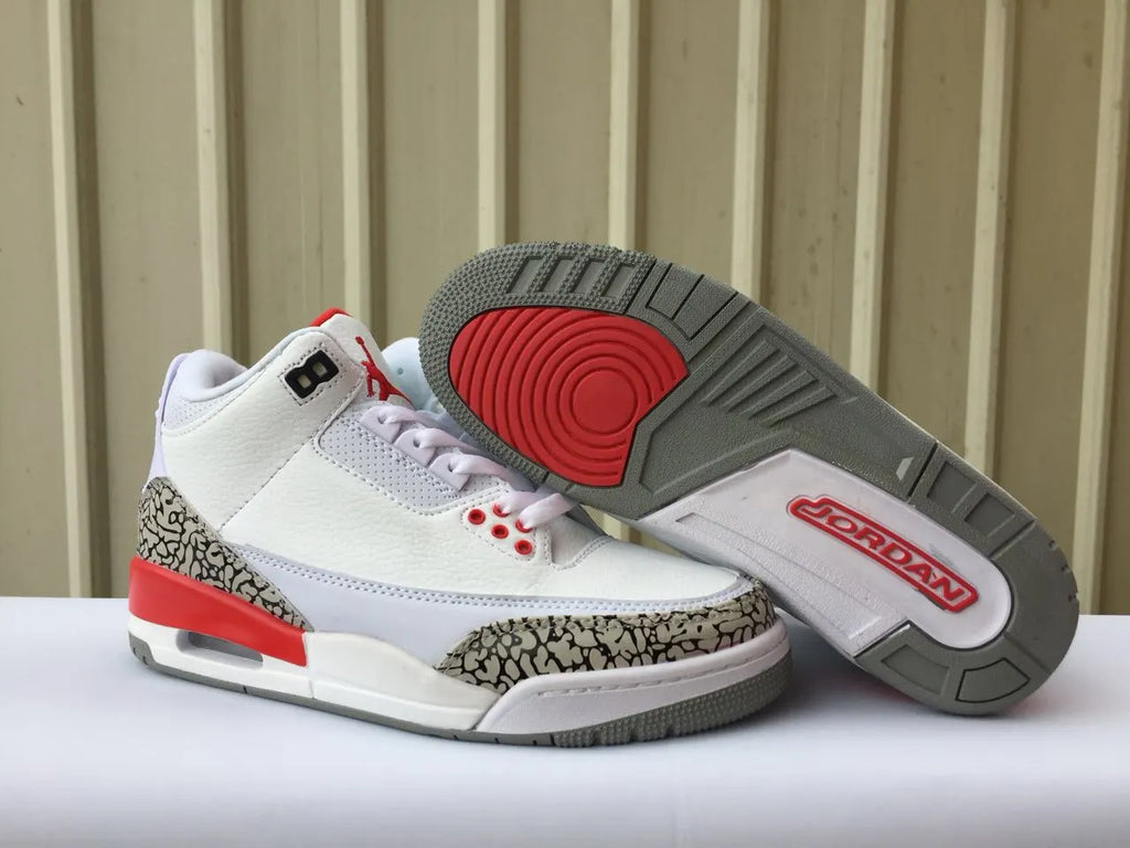 Air Jordan 3 White Red retro - Hình 5