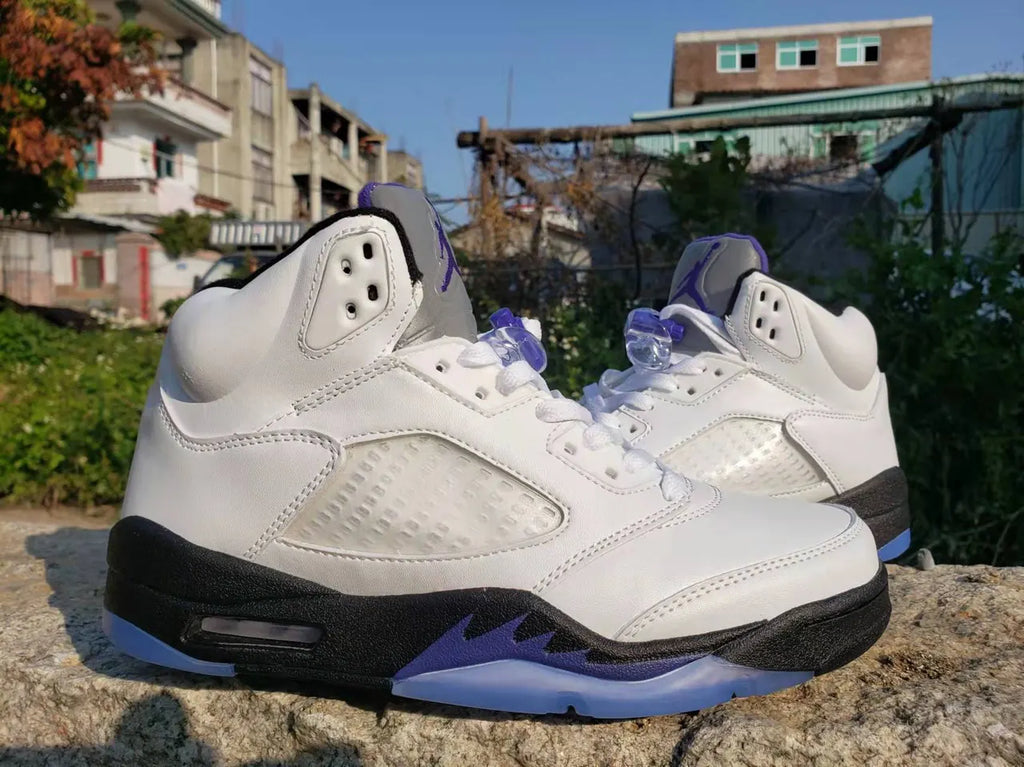 Air Jordan 5 White Grape