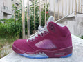 suede Air Jordan 5 Burgundy