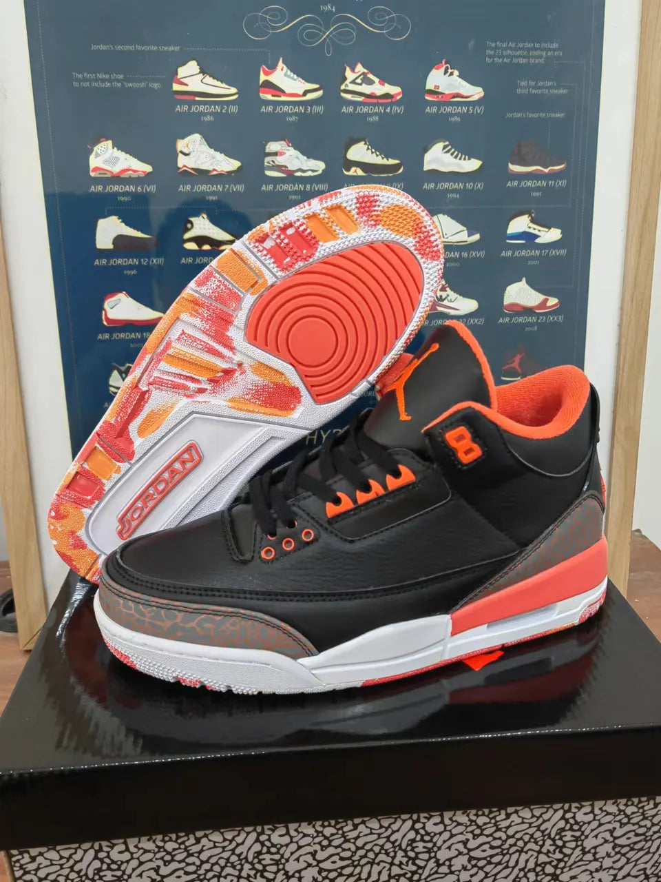 Air Jordan 3 Orange
