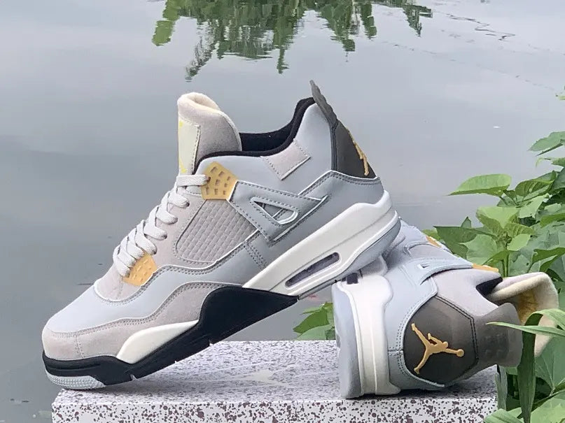 Air Jordan 4 Grey Yellow - Hình 8