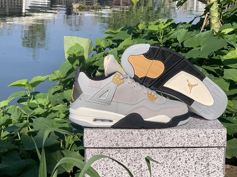 Air Jordan 4 Grey Yellow - Hình 7