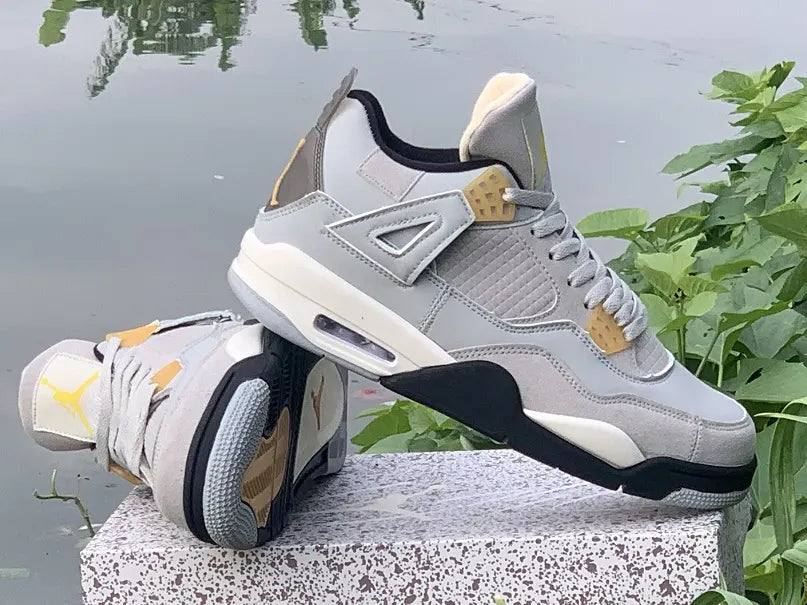 Air Jordan 4 Grey Yellow - Hình 9