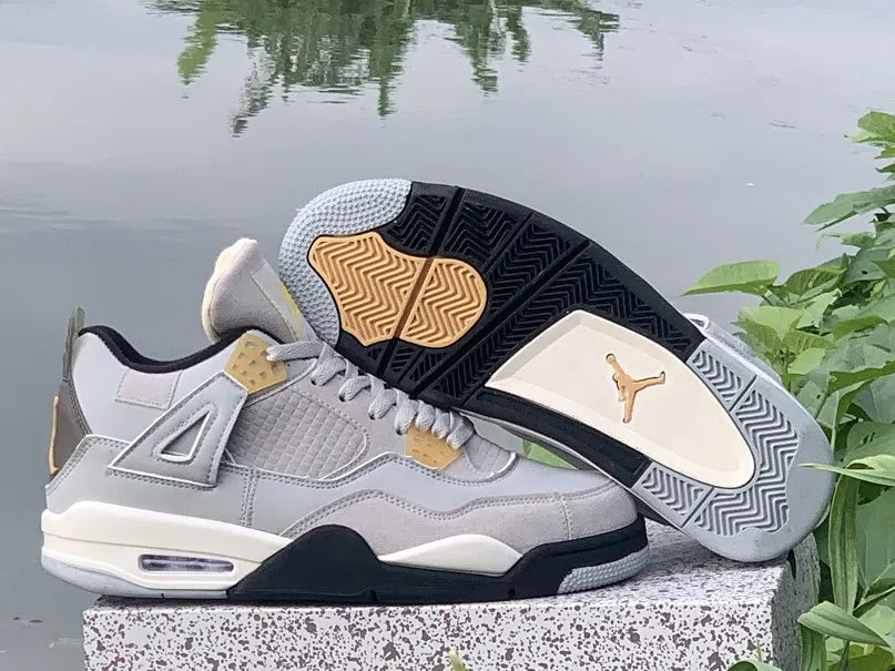 Air Jordan 4 Grey Yellow - Hình 10