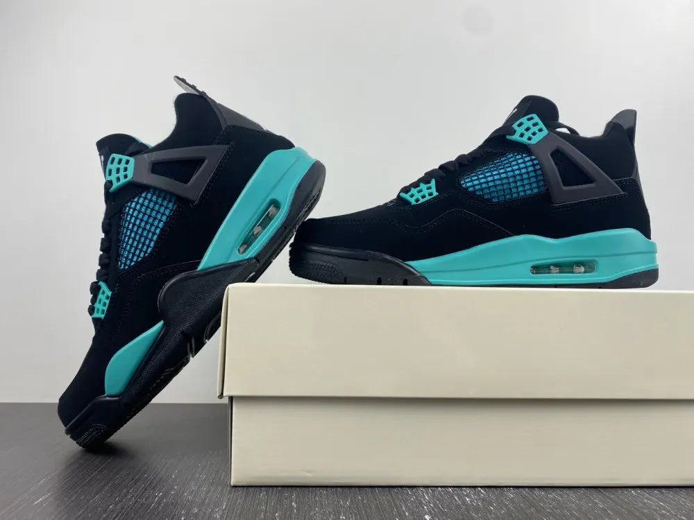 Air Jordan 4 Black Teal - Hình 3