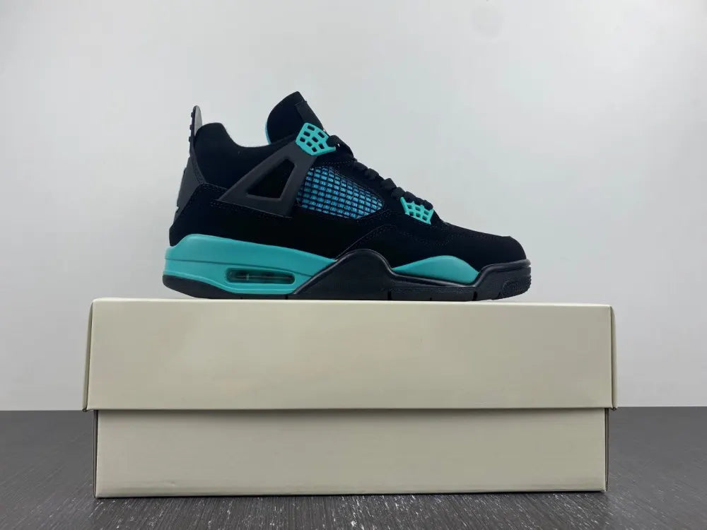 Air Jordan 4 Black Teal