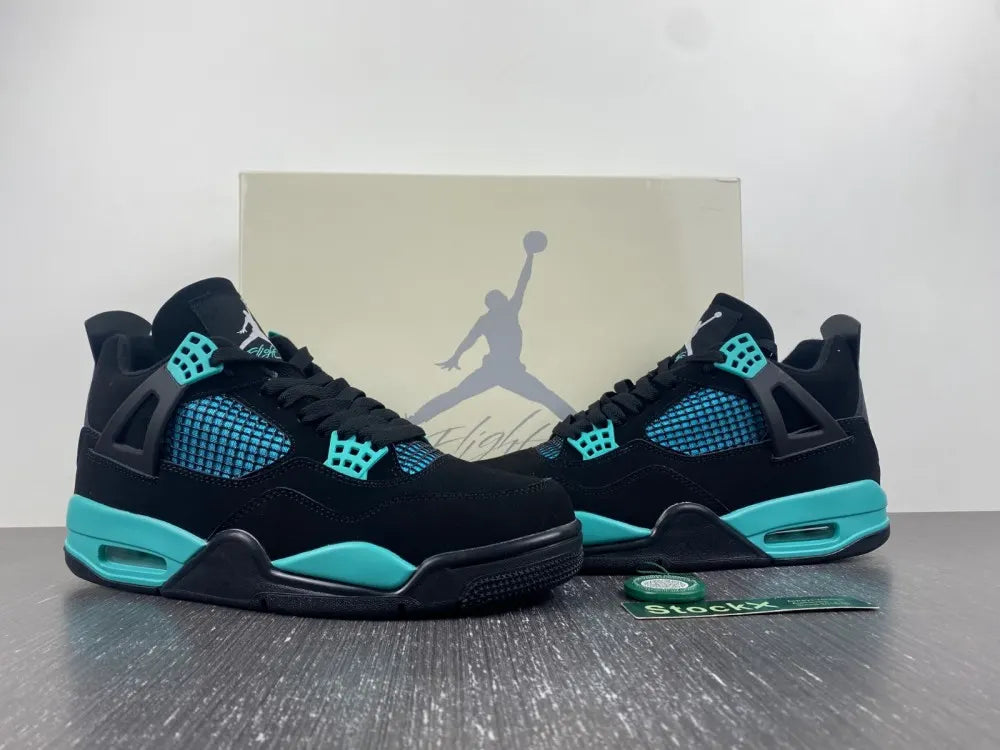 Air Jordan 4 Black Teal - Hình 4