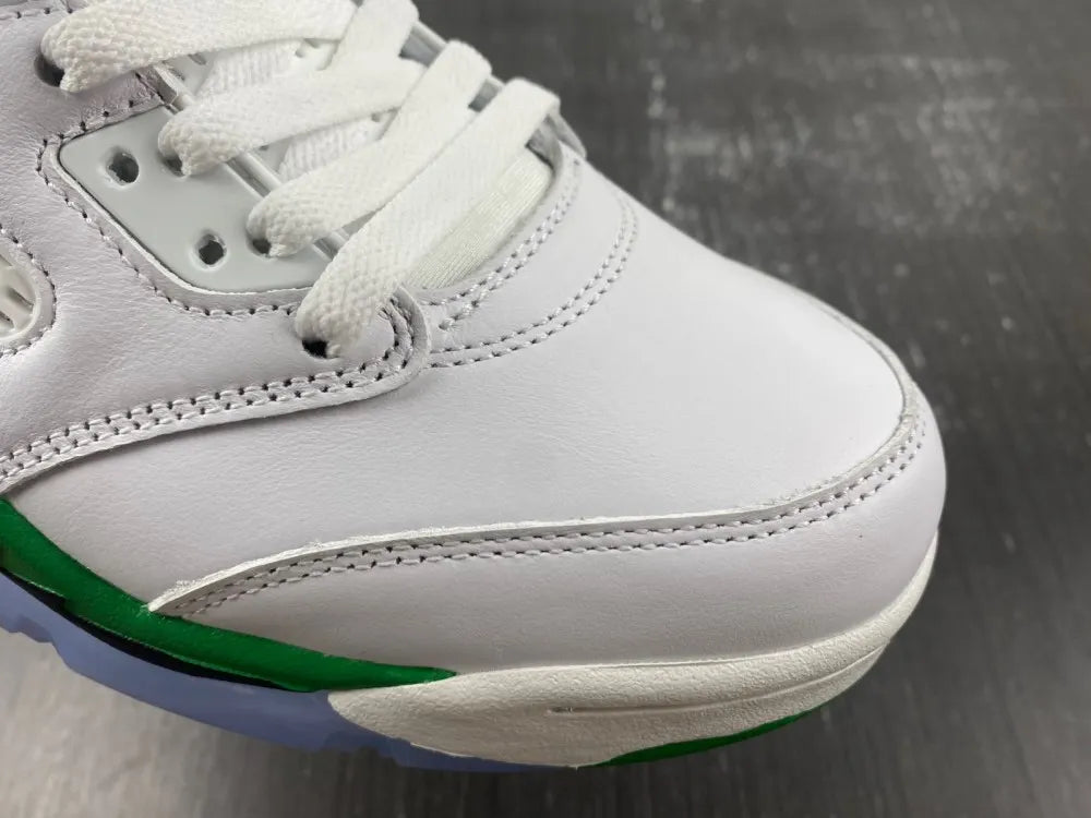Air Jordan 5 Retro White/Green - Hình 12
