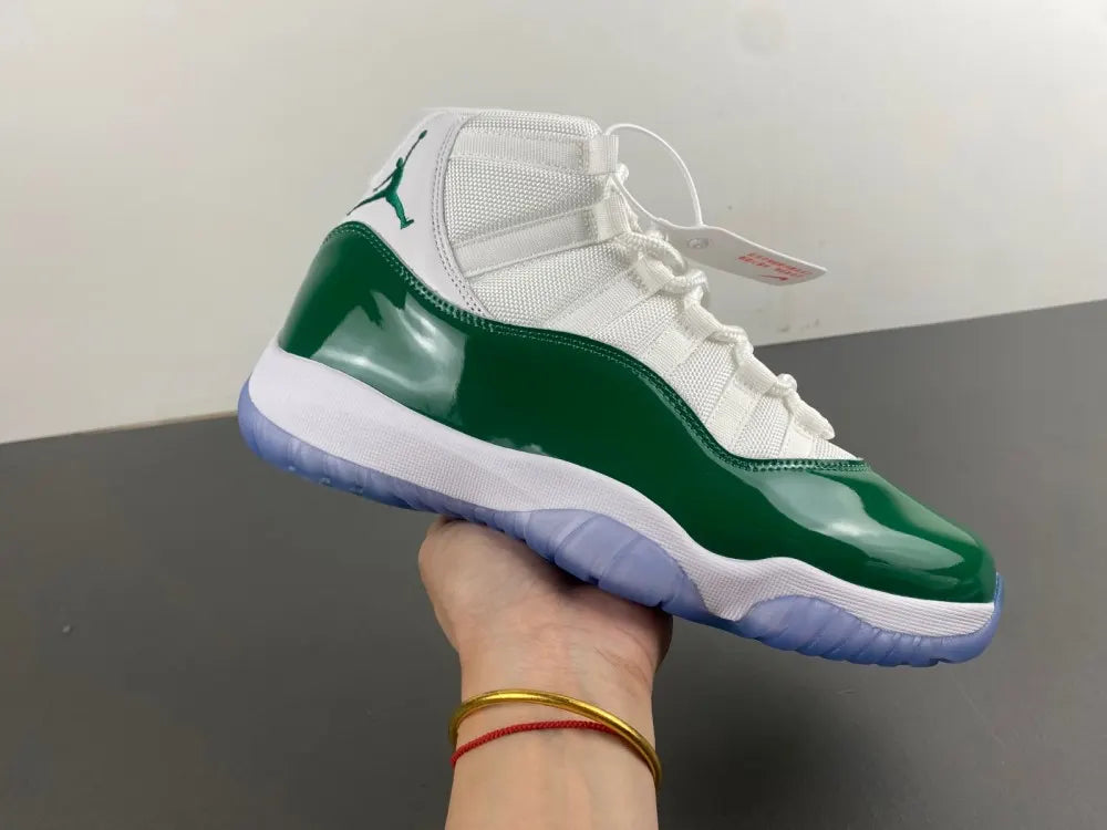 Air Jordan 11 White/Green - Hình 7