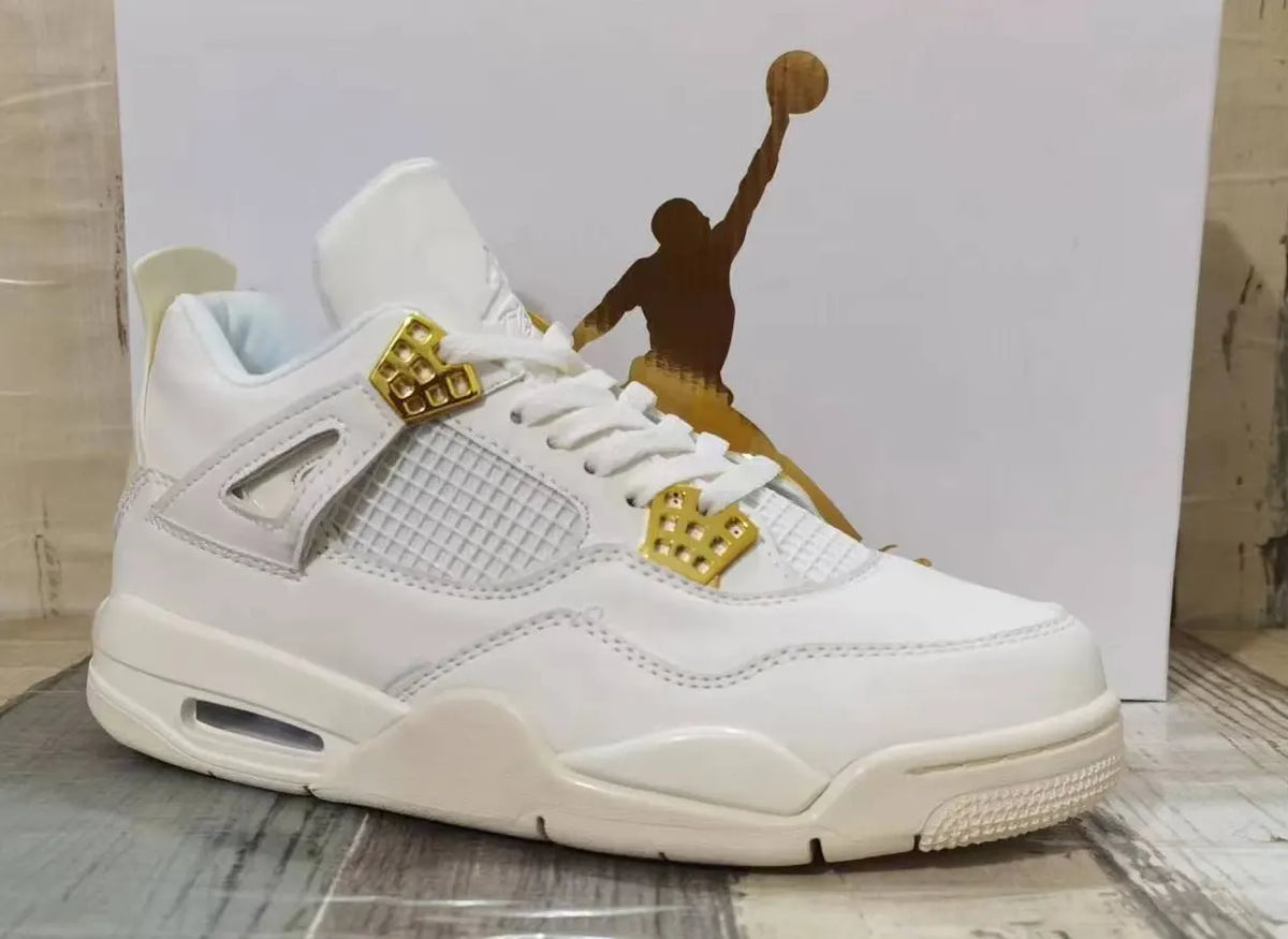 Air Jordan 4 White Gold retro premium - Hình 4