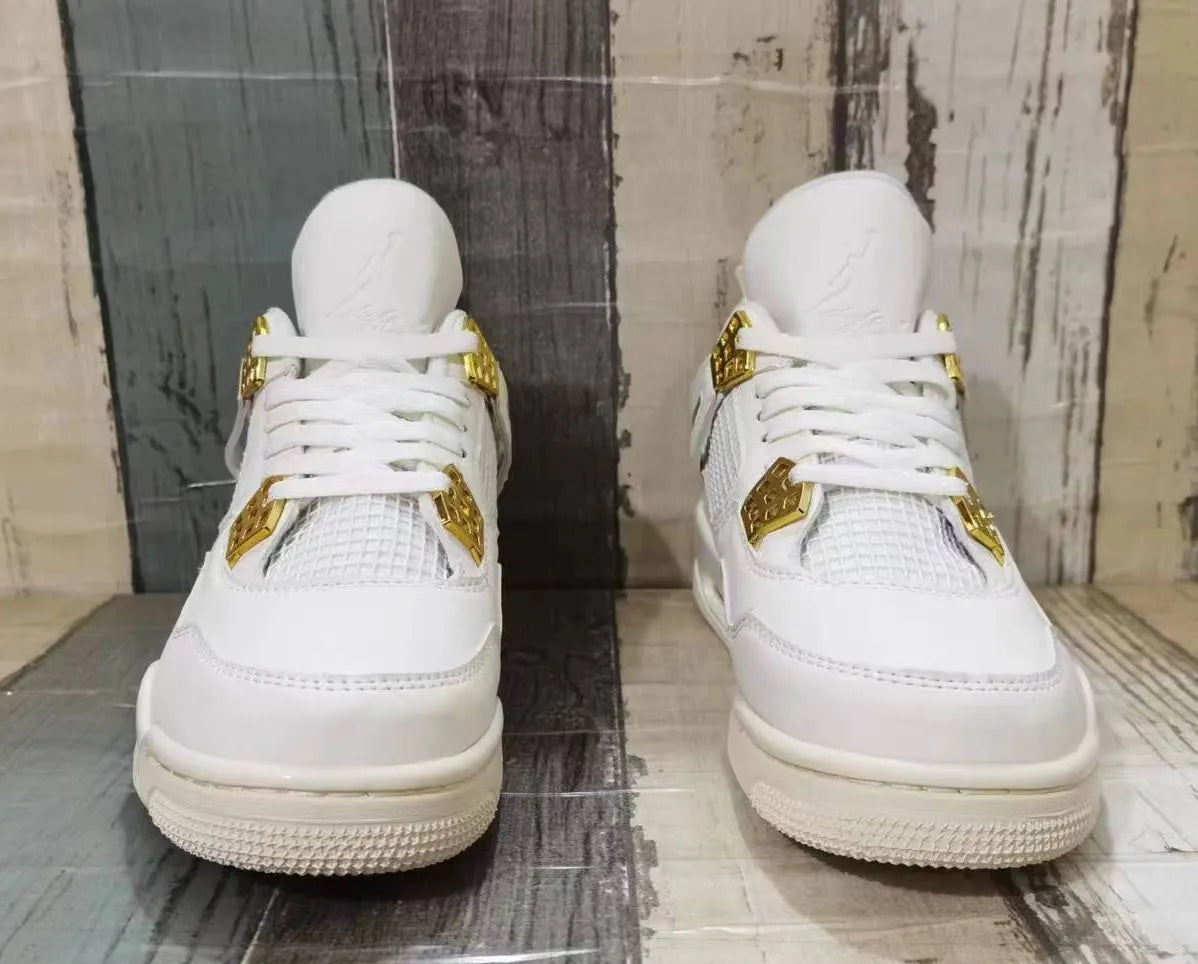 Air Jordan 4 White Gold retro premium