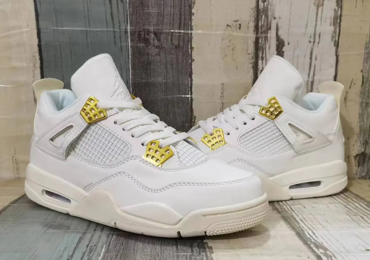 Air Jordan 4 White Gold retro premium - Hình 3