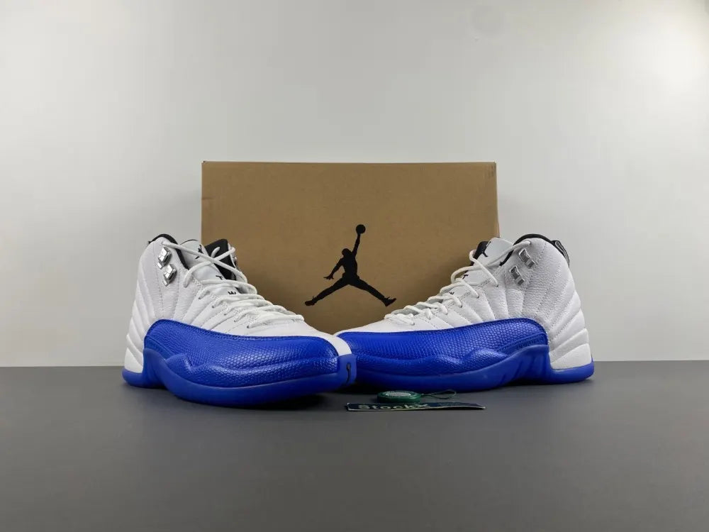 Air Jordan 12 White/Royal - Hình 13