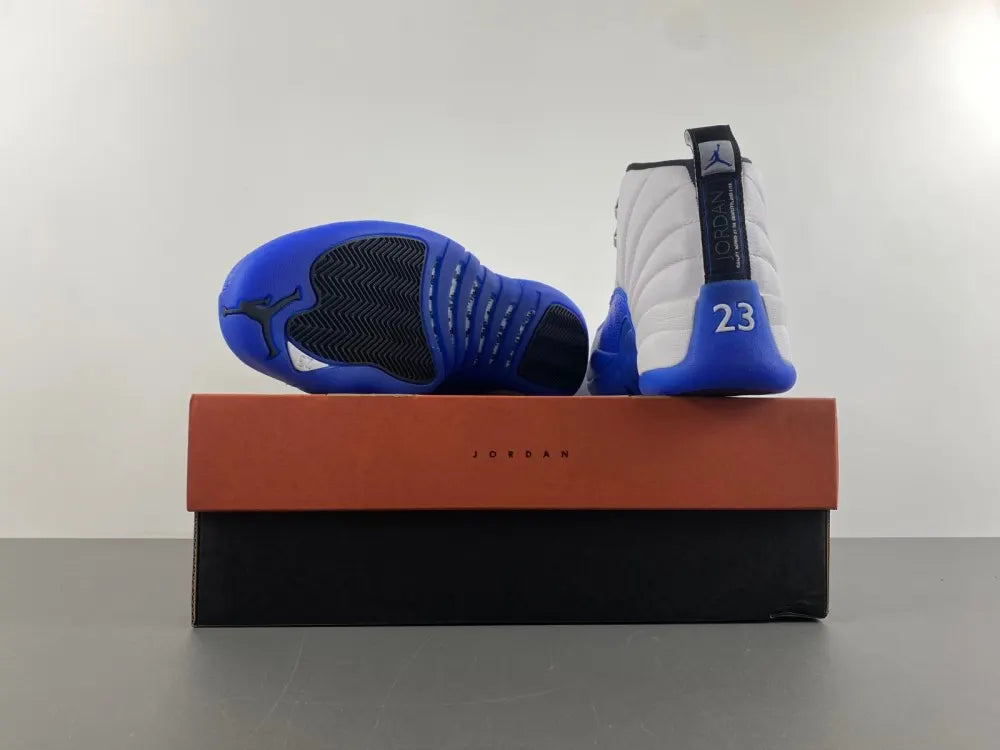 Air Jordan 12 White/Royal - Hình 2