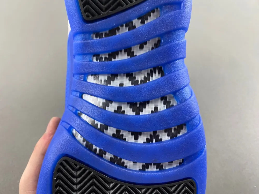 Air Jordan 12 White/Royal - Hình 4