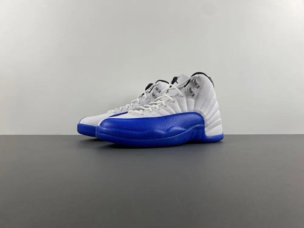 Air Jordan 12 White/Royal - Hình 15