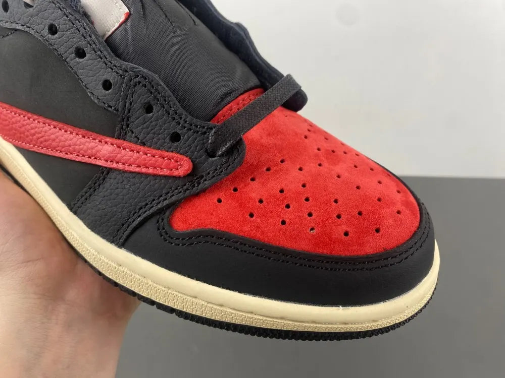 Travis Scott Jordan 1 Black/Red - Hình 7