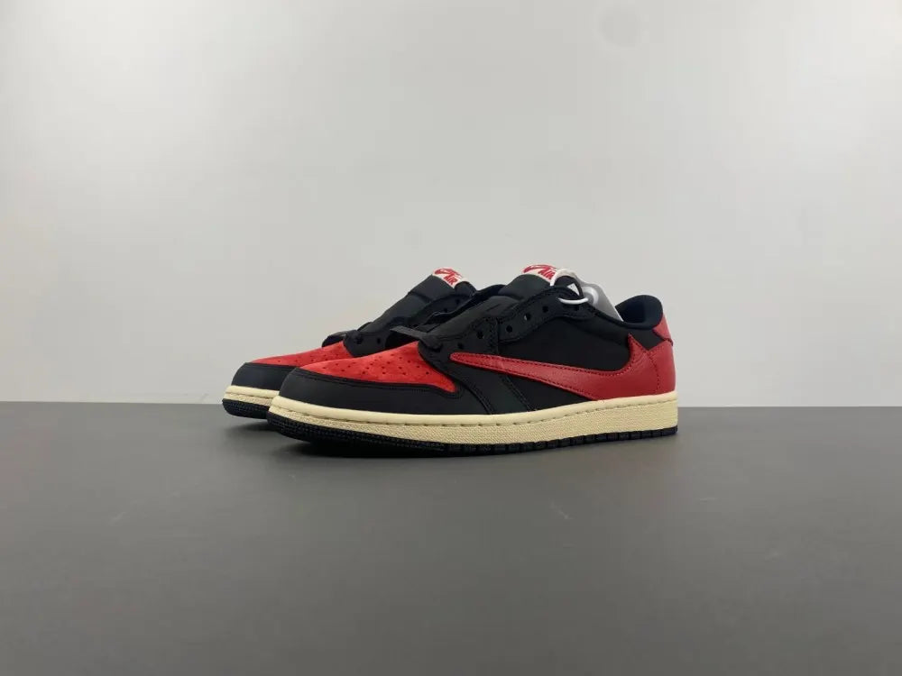 Travis Scott Jordan 1 Black/Red - Hình 15