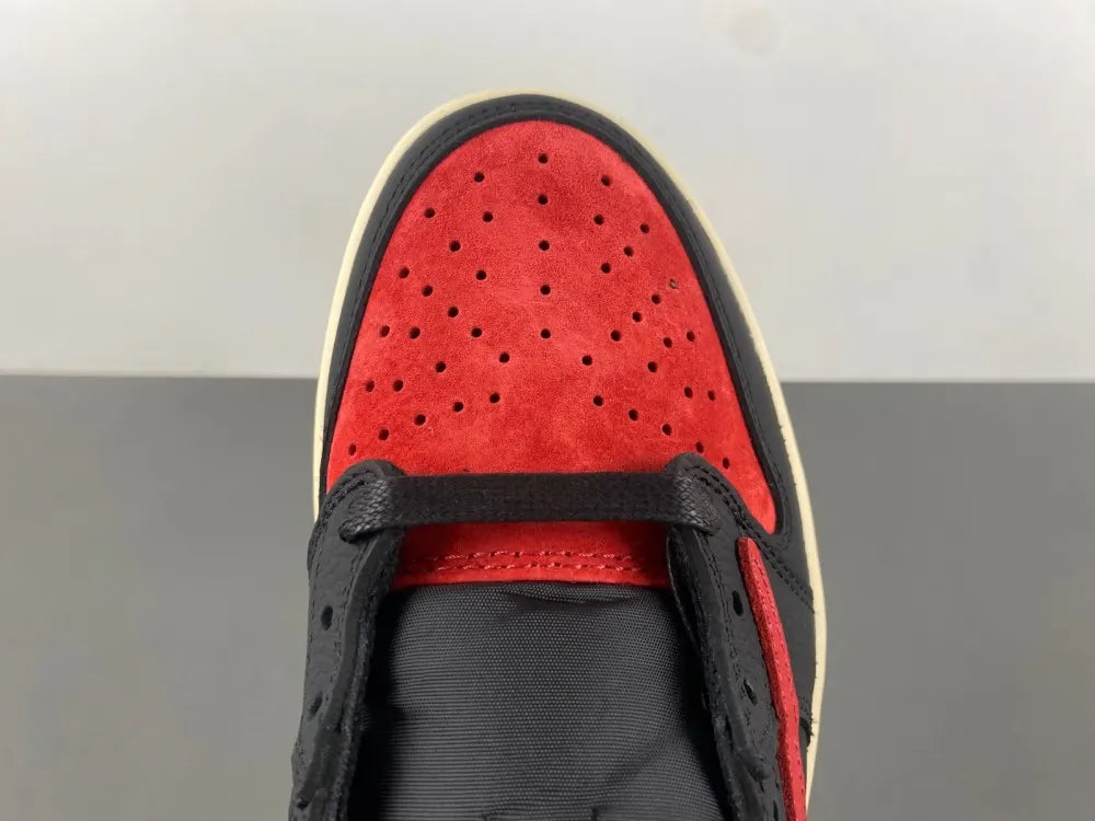 Travis Scott Jordan 1 Black/Red - Hình 16