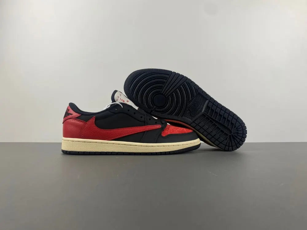 Travis Scott Jordan 1 Black/Red - Hình 14
