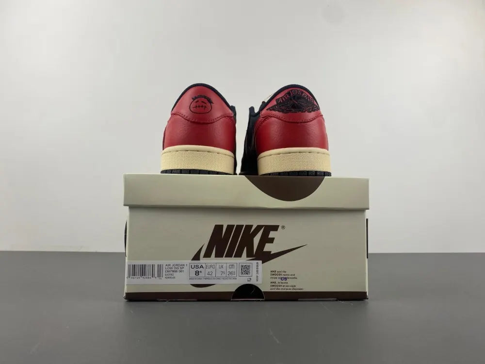 Travis Scott Jordan 1 Black/Red - Hình 9