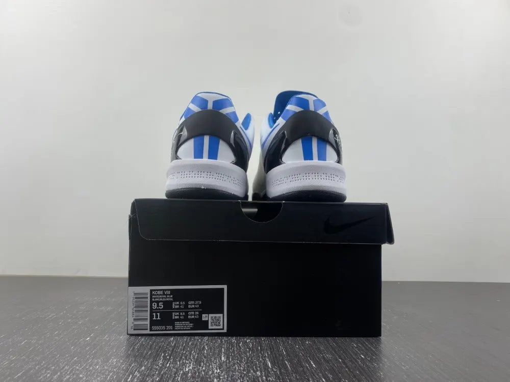 Kobe 8 Protro White Hyper Blue - Hình 7