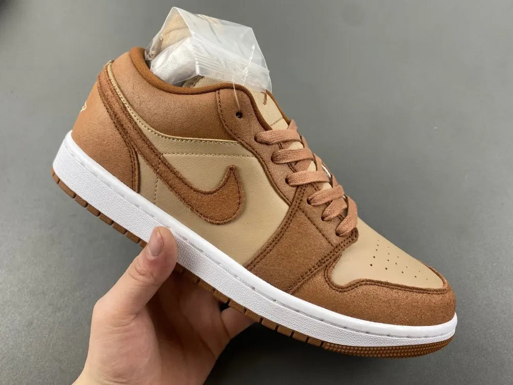 Air Jordan 1 Low Tan Suede
