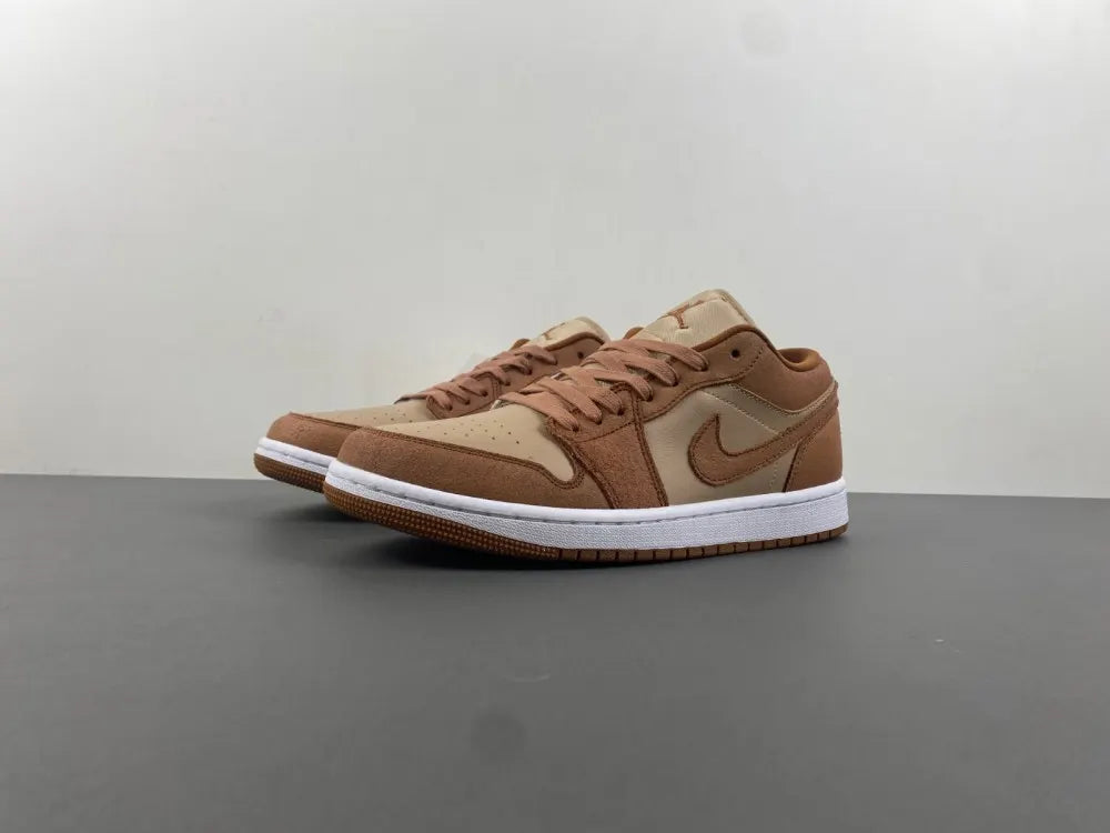 Air Jordan 1 Low Tan Suede - Hình 14