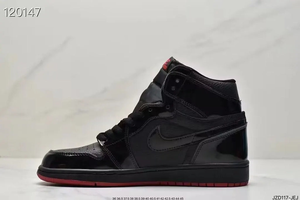 Air Jordan 1 Black Patent - Hình 2