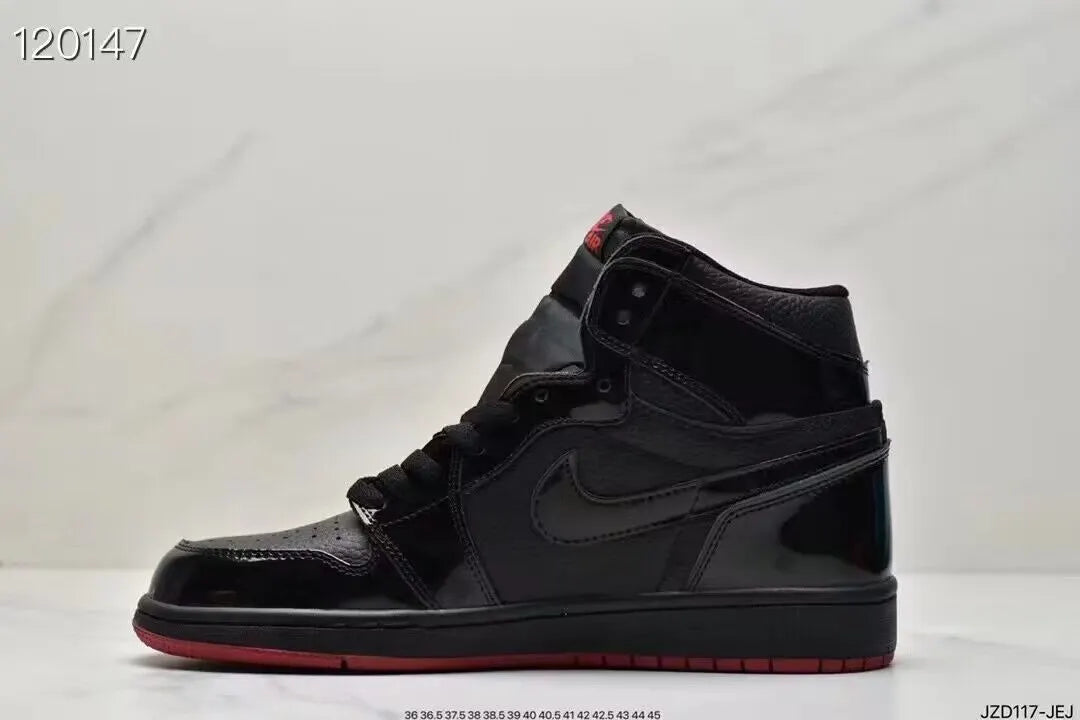 Air Jordan 1 Black Patent - Hình 2