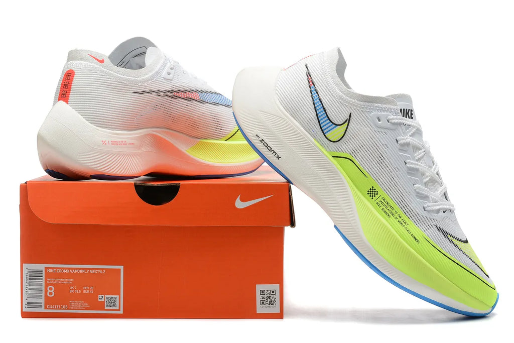 Nike ZoomX Vaporfly 3 White/Volt - Hình 6
