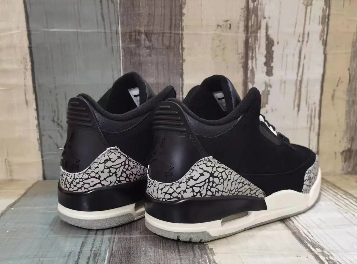 Air Jordan 3 Black Cement retro classic - Hình 3